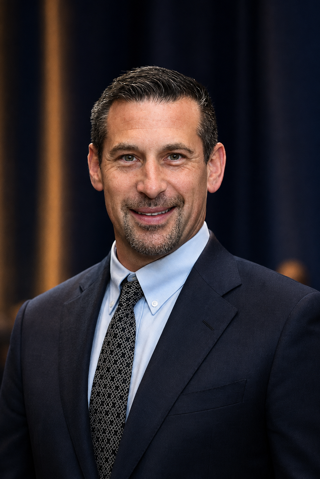 Nicholas Dreyfus at a professional conference